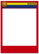 Free Basketball Card Template basketball card templates free blank printable customize Free Basketball Card Template basketball card templates free blank printable customize