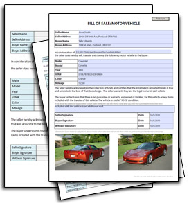 State Of Connecticut Dmv Bill Of Sale Form