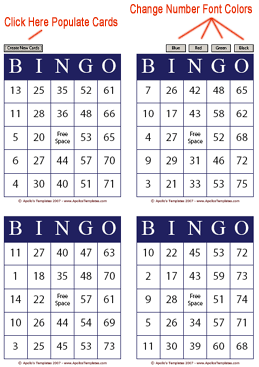 free blank bingo sheets