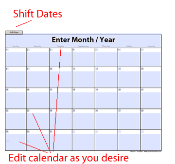 Free Calendar Templates on Free Calendar Templates   2013 Or Any Year