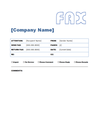 Sample Fax Cover Letter Style 2
