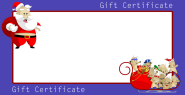 Christmas Gift Certificate Template 1