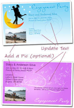 wedding Engagement Invitation Template How-to Customize