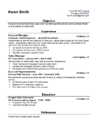 Resume normal biodata format