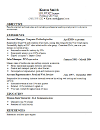 Resume Template For Ms Word 2010