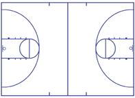 Basketball Court Diagrams And Templates Free Printable