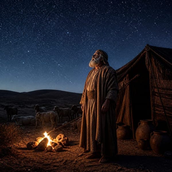Abraham and the Stars jigsaw puzzle
