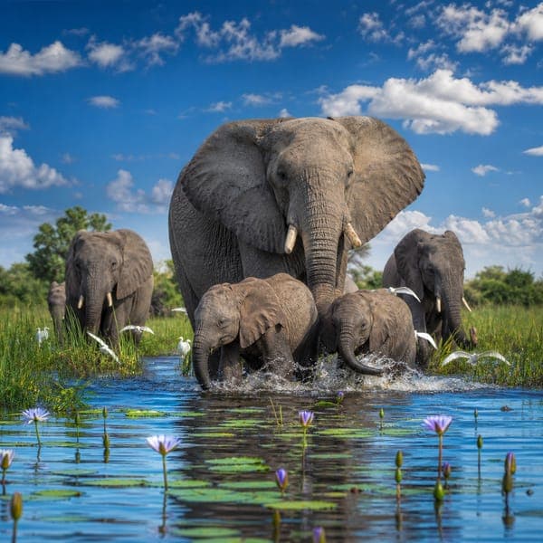 African Elephants jigsaw puzzle