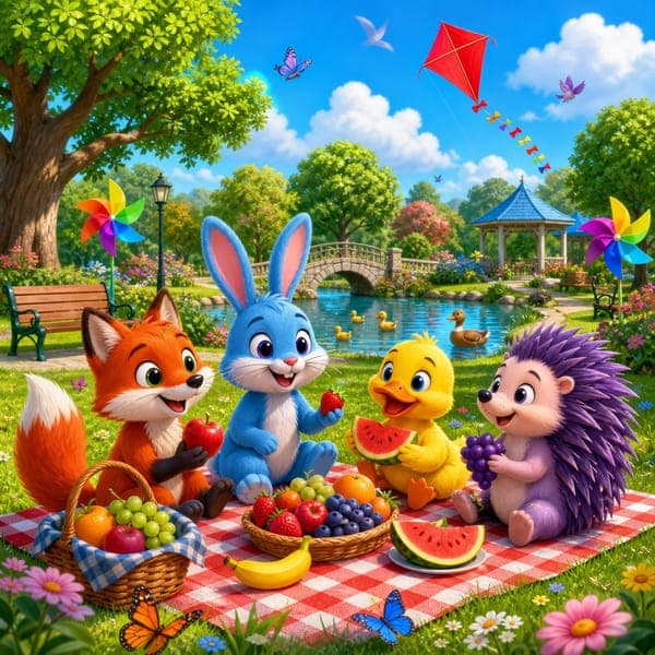 Animal Picnic jigsaw puzzle