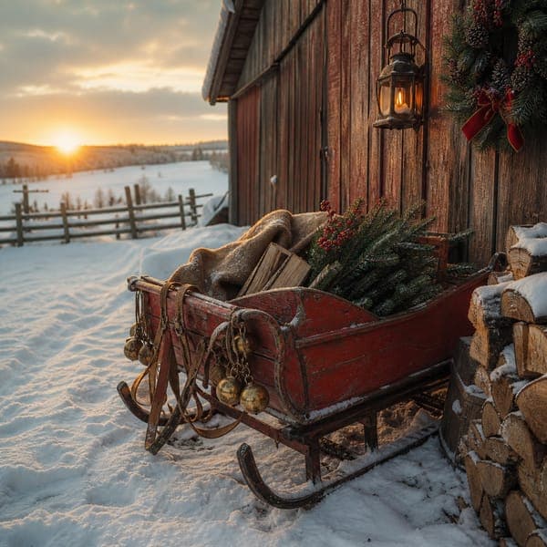 Antique Sleigh jigsaw puzzle