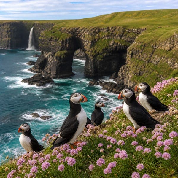 Atlantic Puffins jigsaw puzzle