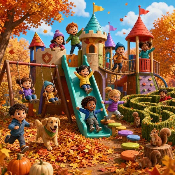 Autumn Playground jigsaw puzzle