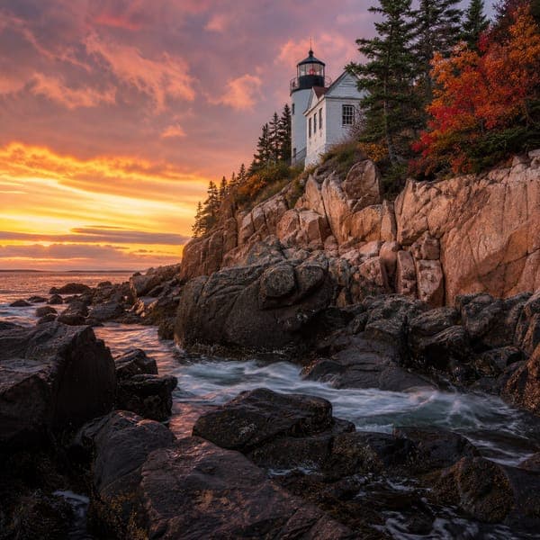 Bass Harbor Head Light jigsaw puzzle