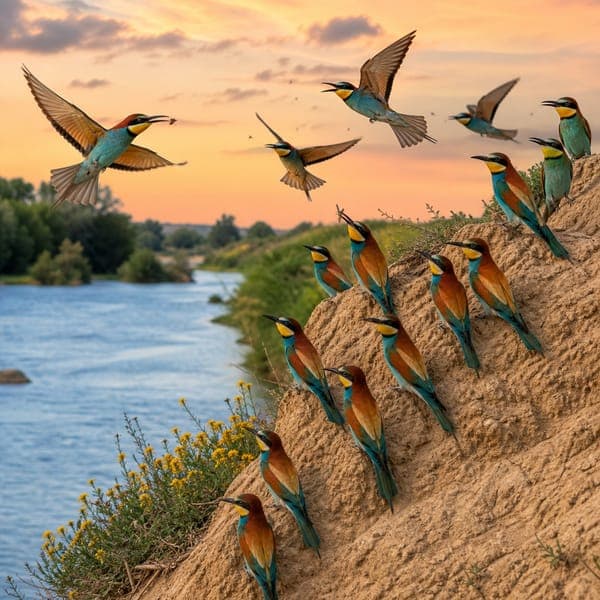 Bee-Eaters jigsaw puzzle