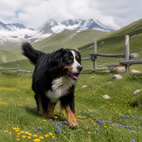 Bernese Mountain Dog jigsaw puzzle