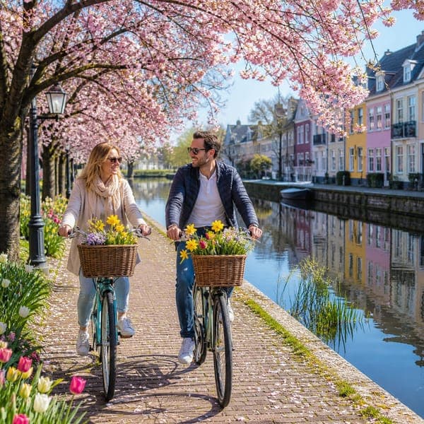 Blossom Canal Ride jigsaw puzzle