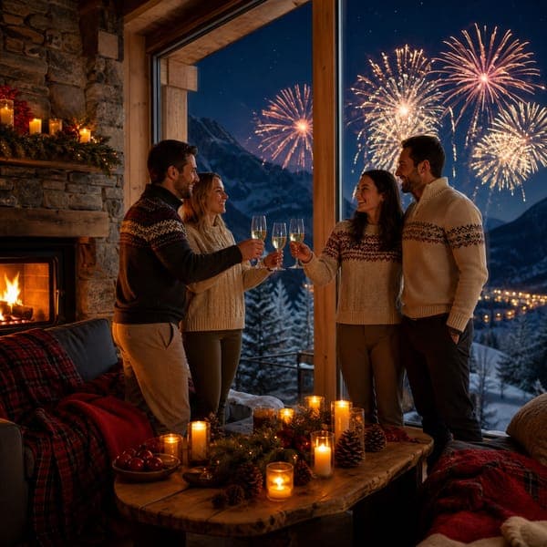 Cabin Fireworks jigsaw puzzle
