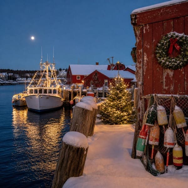 Christmas Harbor jigsaw puzzle