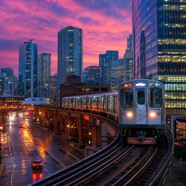 Blue Hour Commute jigsaw puzzle