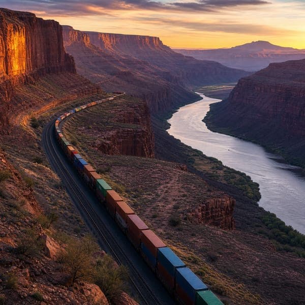 Canyon Freight jigsaw puzzle