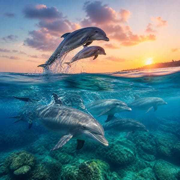 Dolphins jigsaw puzzle
