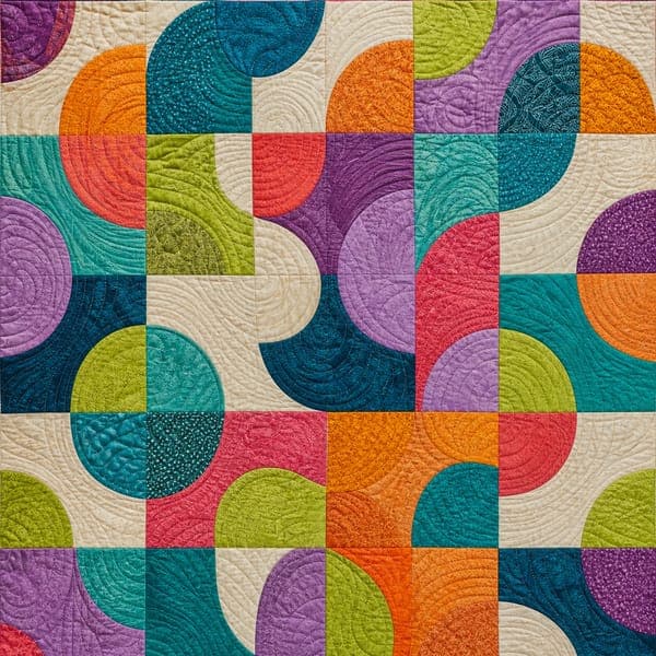 Drunkard's Path jigsaw puzzle