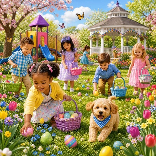 Easter Egg Hunt jigsaw puzzle
