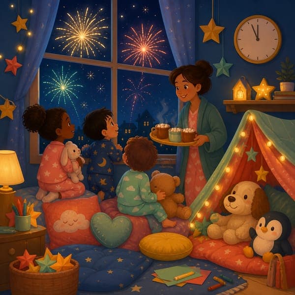 Fireworks in Pajamas jigsaw puzzle