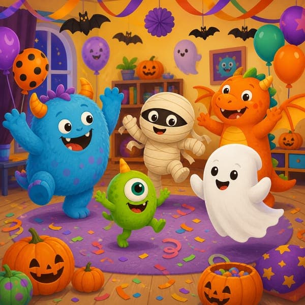Friendly Monster Party jigsaw puzzle