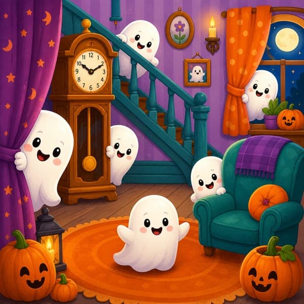 Ghost Hide-and-Seek jigsaw puzzle