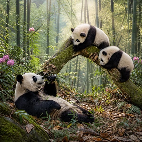 Giant Pandas jigsaw puzzle