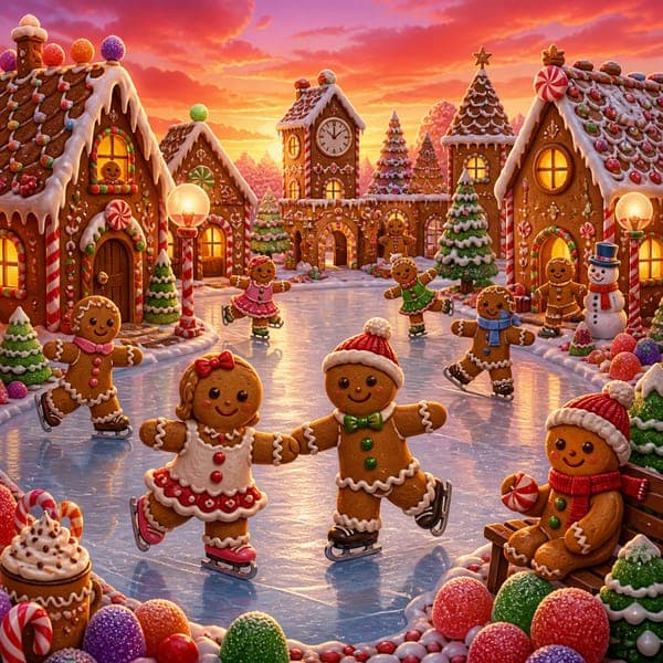 Gingerbread Village jigsaw puzzle