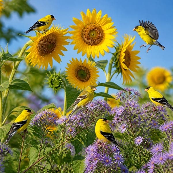 Goldfinches jigsaw puzzle