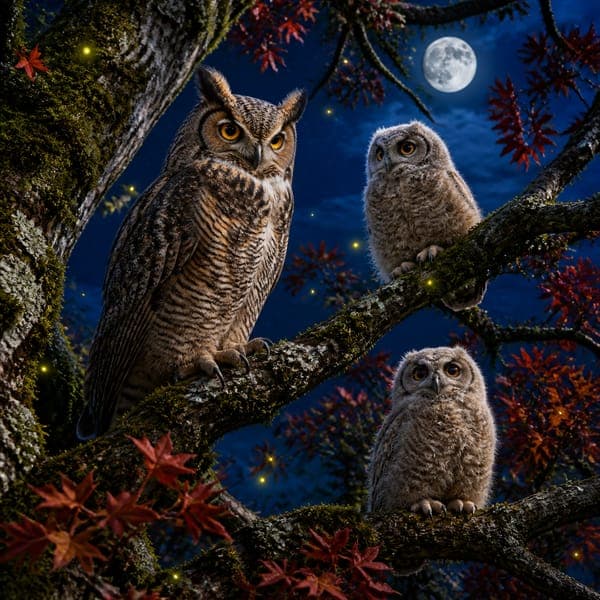Great Horned Owls jigsaw puzzle