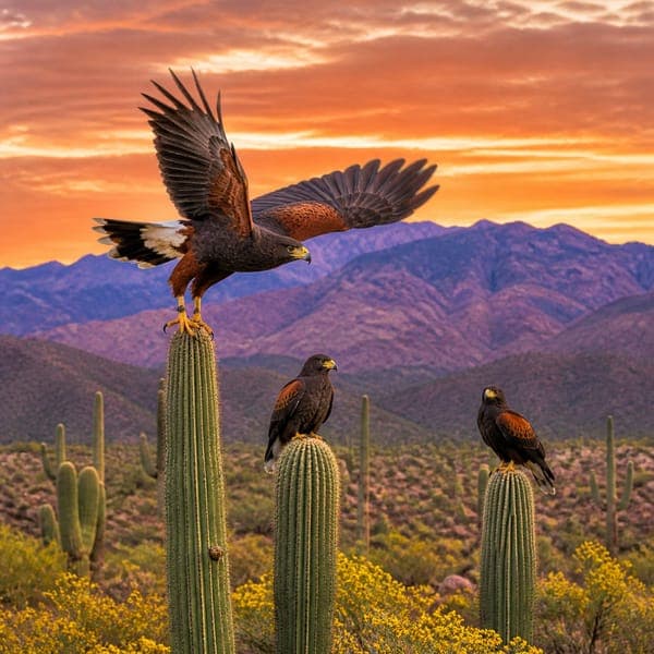 Harris's Hawks jigsaw puzzle