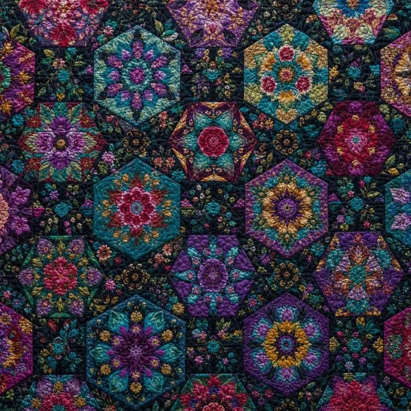 Hexagon Kaleidoscope jigsaw puzzle