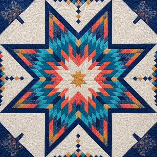 Lone Star Quilt jigsaw puzzle