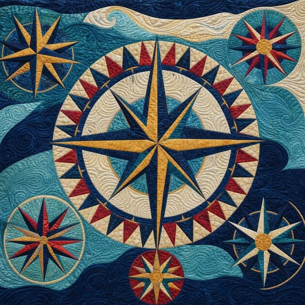Mariner's Compass jigsaw puzzle