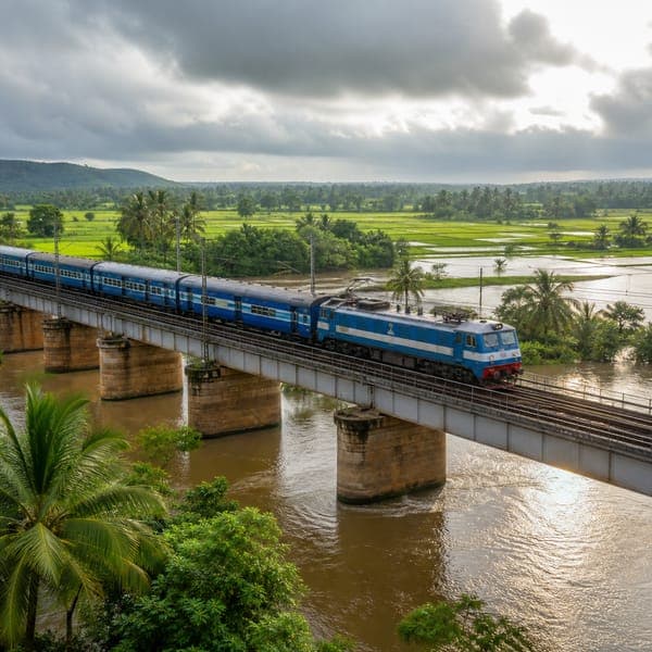 The Monsoon Line jigsaw puzzle
