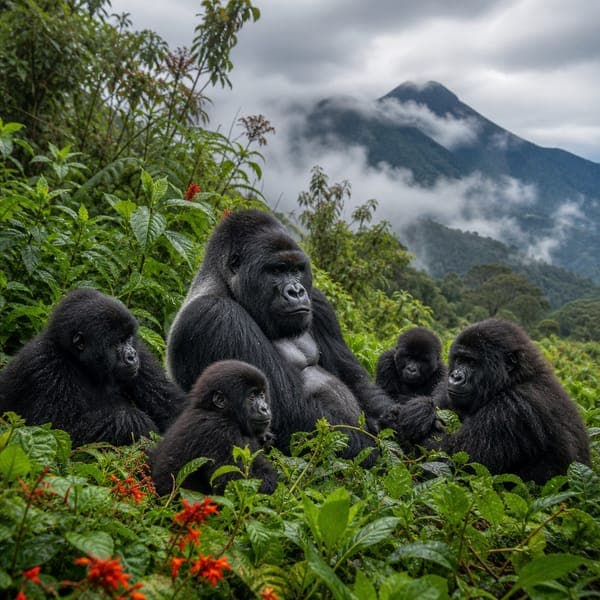 Mountain Gorillas jigsaw puzzle