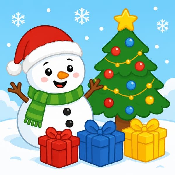 My First Snowman jigsaw puzzle