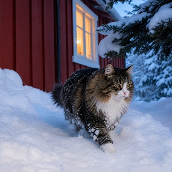 Norwegian Forest Cat jigsaw puzzle