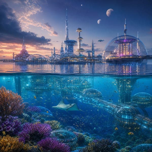 Ocean Planet City jigsaw puzzle