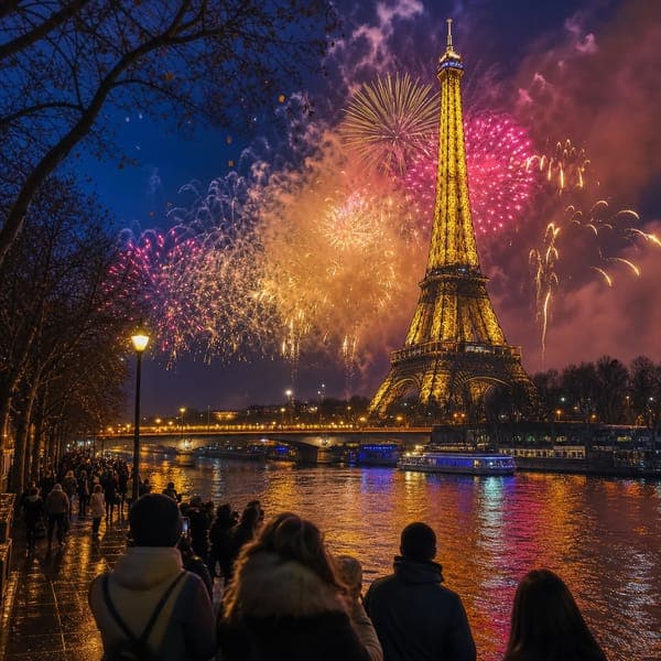Paris Fireworks jigsaw puzzle