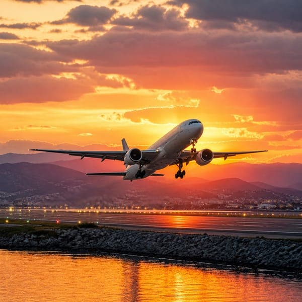 Sunset Departure jigsaw puzzle