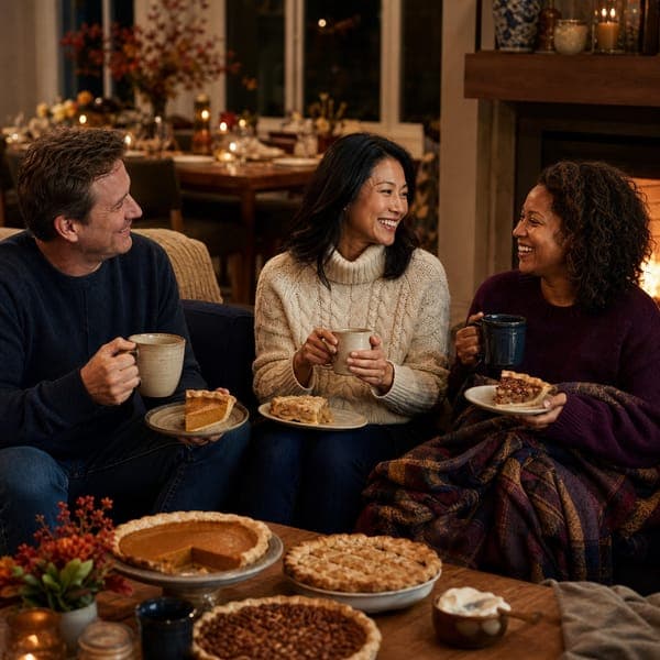 Pie and Coffee jigsaw puzzle