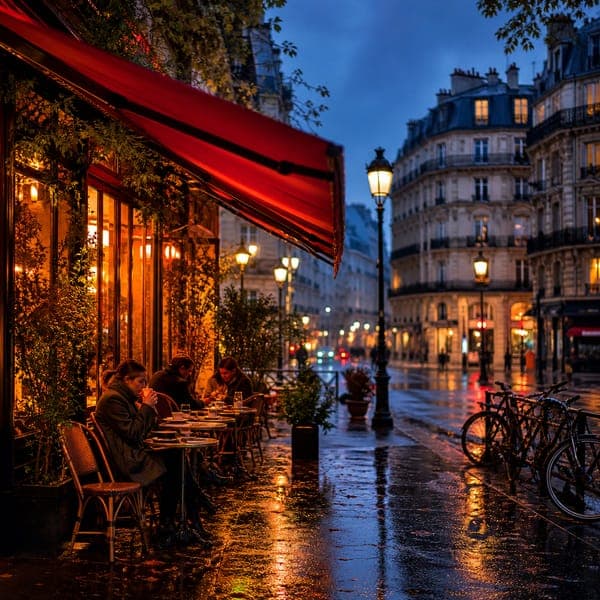 Rainy Café jigsaw puzzle