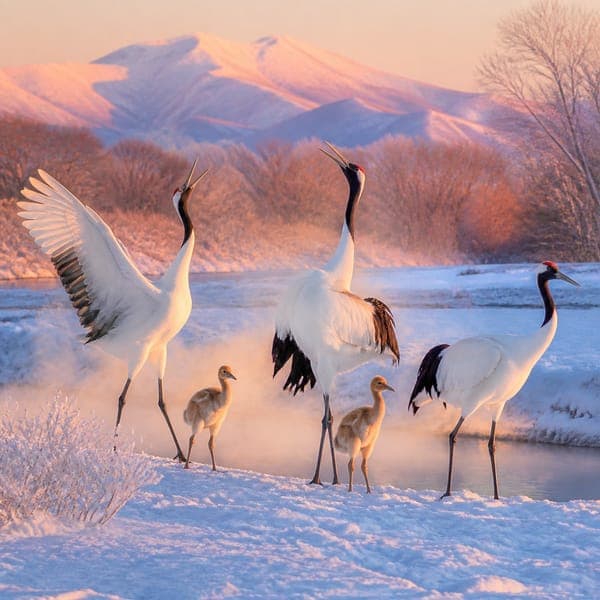 Red-Crowned Cranes jigsaw puzzle