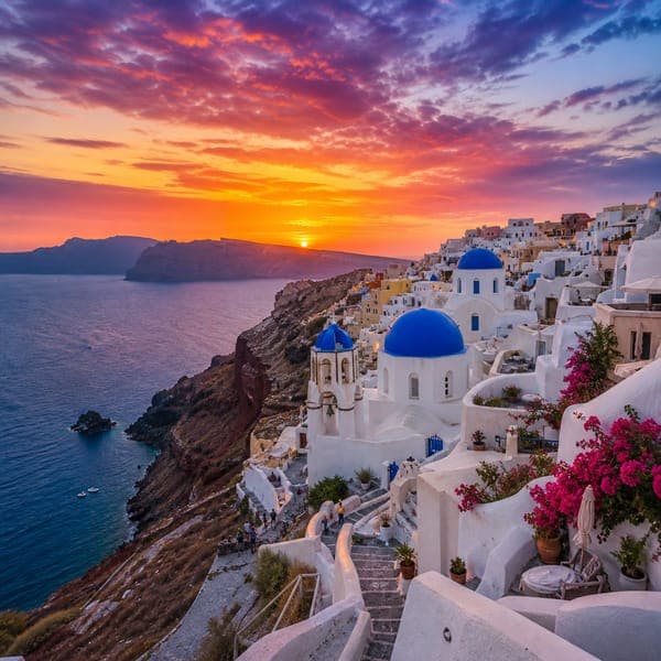 Santorini jigsaw puzzle