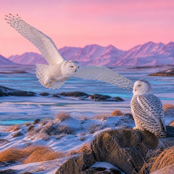 Snowy Owls jigsaw puzzle